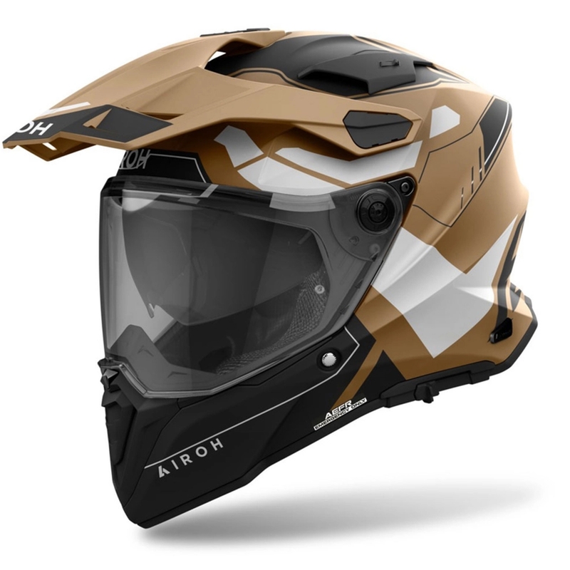 Enduro helma Airoh Commander 2 Reveal matná písková