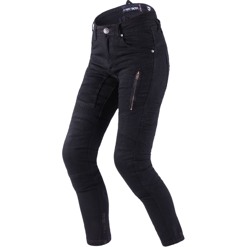Dámské jeansy Street Racer Stretch II Slim fit CE černé