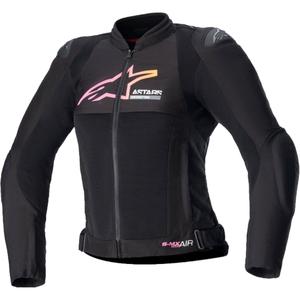 Dámská bunda na motorku Alpinestars Stella SMX Air černo-gradient