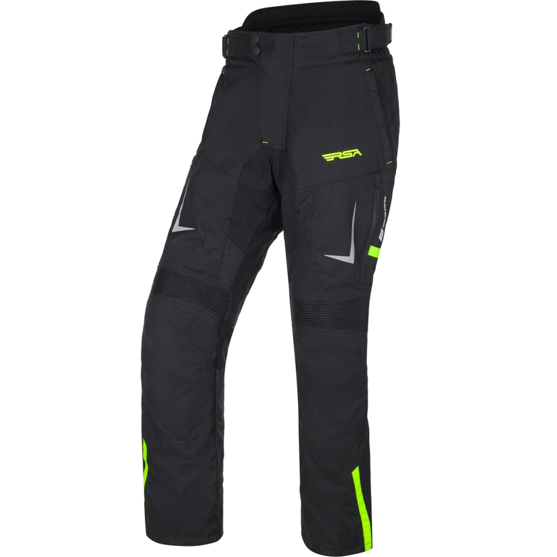 Kalhoty na motorku RSA EXO 2 černo-fluo žluté