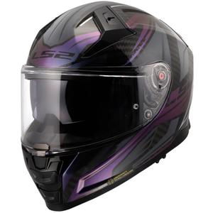 Integrální helma na motorku LS2 FF811 Vector II C Savage Chameleon černo-fialová