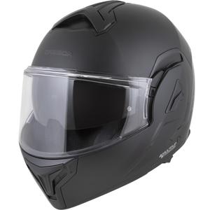 Překlápěcí helma na motorku Cassida MultiFlip Solid Blackout matná černo-černá