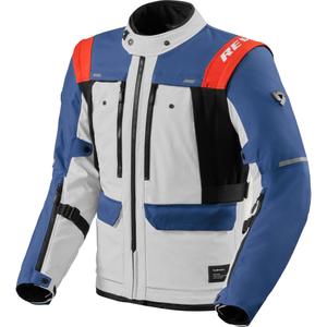 Bunda na motorku Revit Offtrack 3 H2O modro-stříbrná