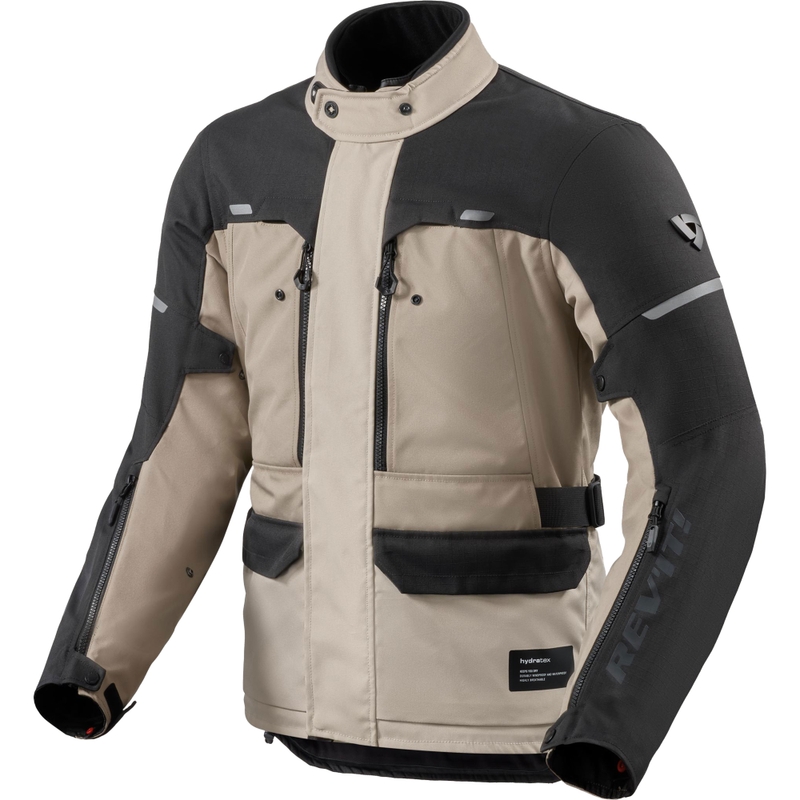 Bunda na motorku Revit Outback 5 H2O pískovo-černá