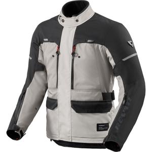 Bunda na motorku Revit Outback 5 H2O stříbrno-černá