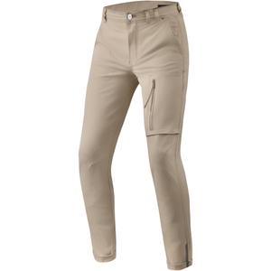 Zkrácené kalhoty na motorku Revit Chino Terry Skinny pískové