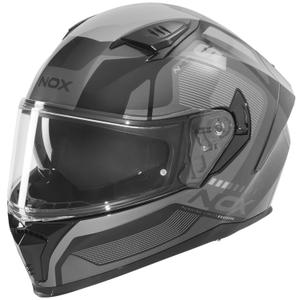 Integrální helma na motorku NOX N402 Mentor černo-stříbná