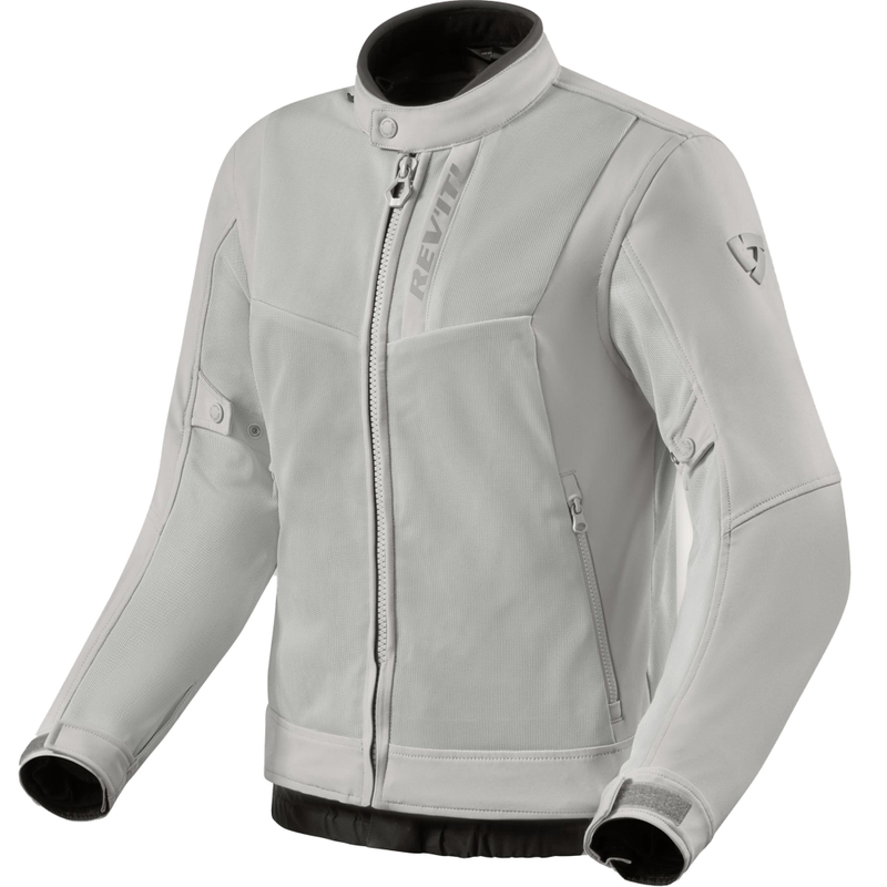 Dámská bunda na motorku Revit Highcrest stříbrná