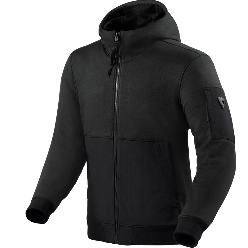 Mikina na motorku Revit Oakwood černá