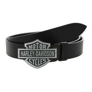 Kožený moto opasek se sponou Harley-Davidson
