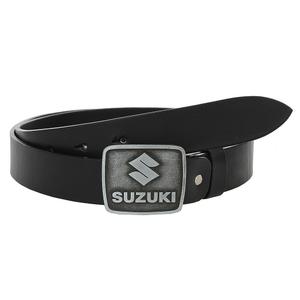 Kožený moto opasek se sponou Suzuki
