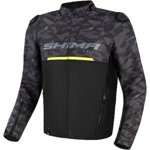 Bunda na motorku Shima Drift camo-černá
