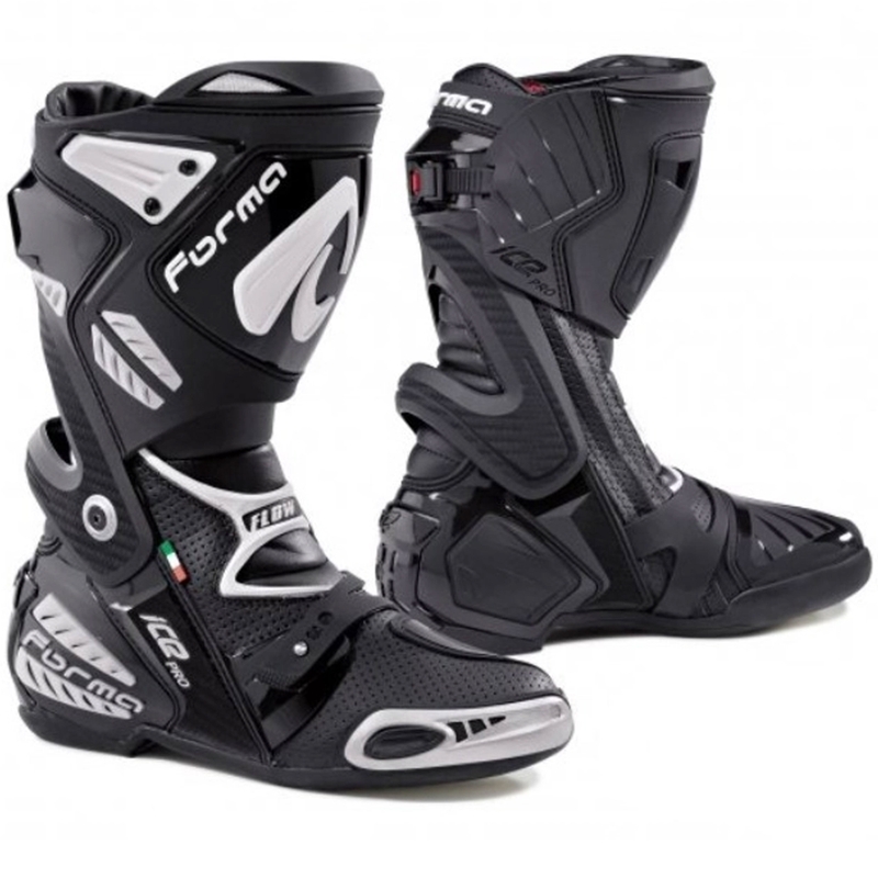 Boty na motorku Forma Ice Pro Flow bílo-černé