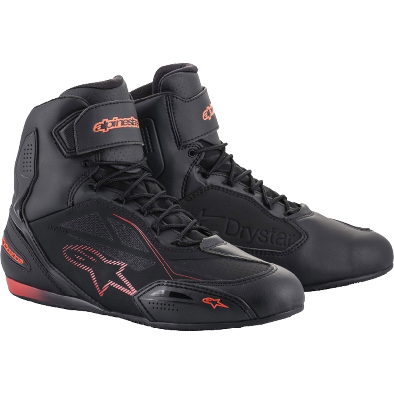 Boty na motorku Alpinestars Faster 3 Drystar černo-fluo červené