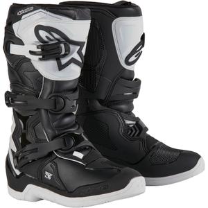 Dětské boty na motorku Alpinestars Tech 3S Youth bílo-černé