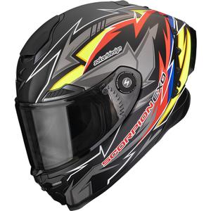 Integrální helma na motorku Scorpion EXO-RACE Air Move On FIM2 matná černo-červeno-žlutá
