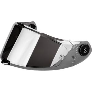 Plexi Scorpion KDS-F-04 pro helmy EXO-RACE Air zrcadlově stříbrné
