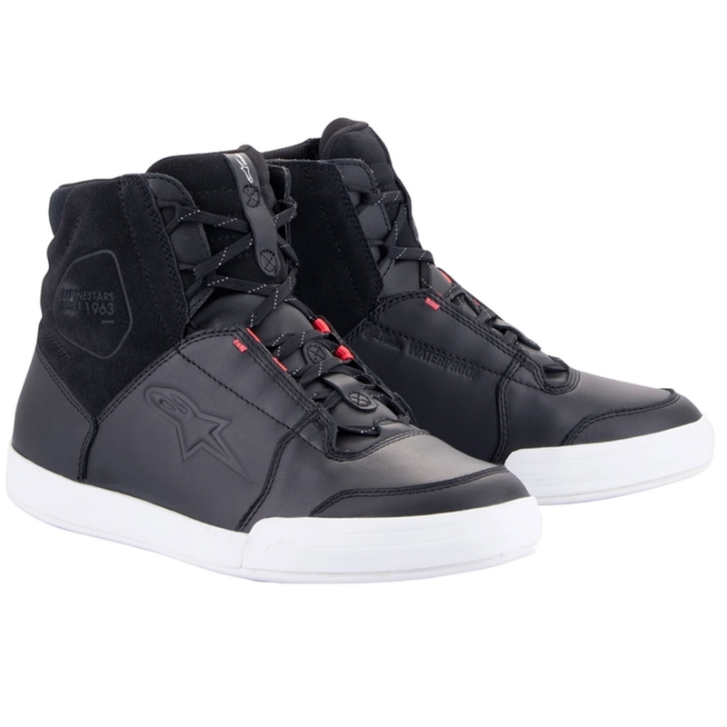 Dámské boty na motorku Alpinestars Stella Chrome Drystar černo-bílo-růžové