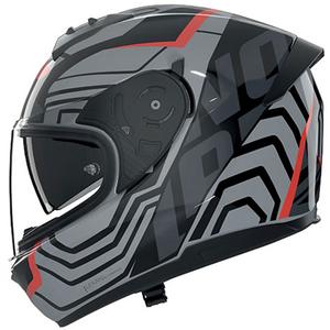 Integrální helma na motorku Nolan N60-6 Eclettico 351 šedo-černo-červená