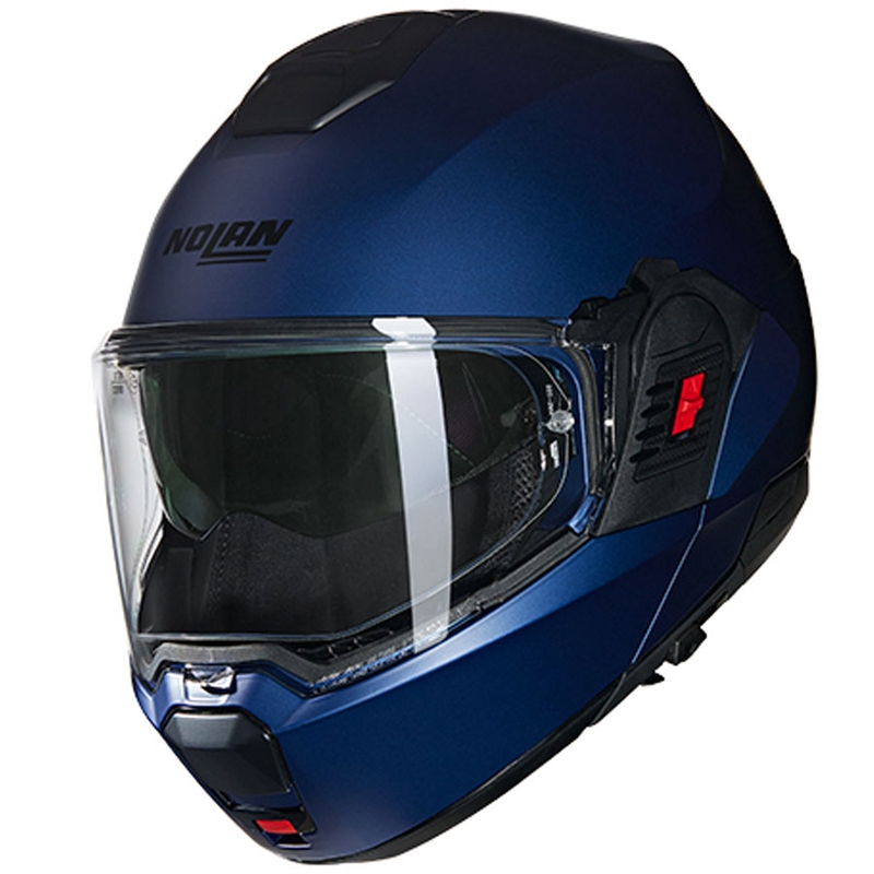 Překlápěcí helma na motorku Nolan N120-1 Classico Nobile N-COM 313 modrá