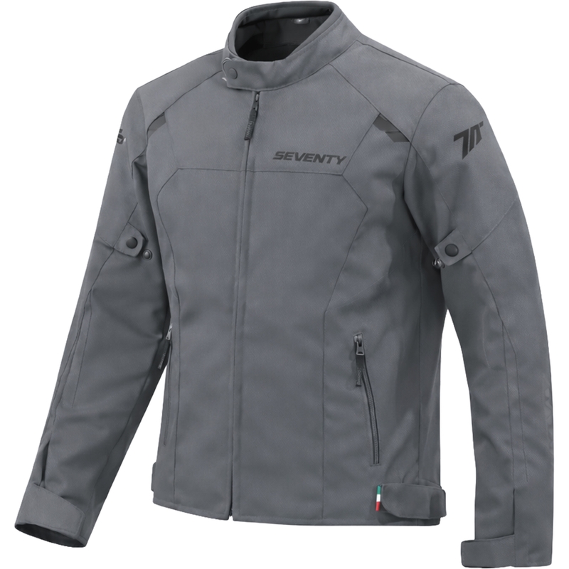 Dámská bunda na motorku Seventy Degrees SD-JR67 Piston tmavě šedá