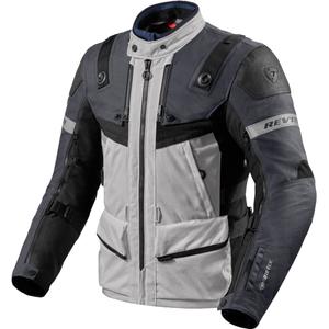Bunda na motorku Revit Defender 3 GTX stříbrno-šedá