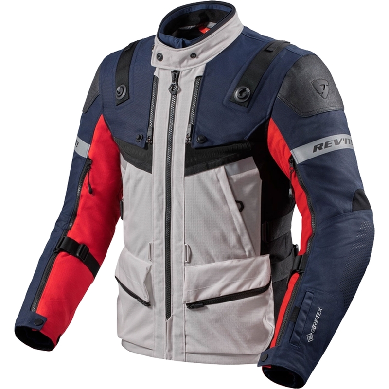 Bunda na motorku Revit Defender 3 GTX červeno-modrá