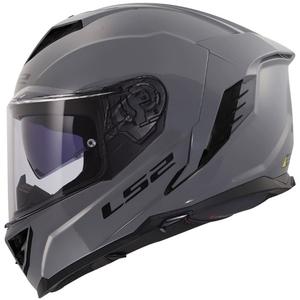 Integrální helma na motorku LS2 FF818 Storm III Solid lesklá šedá