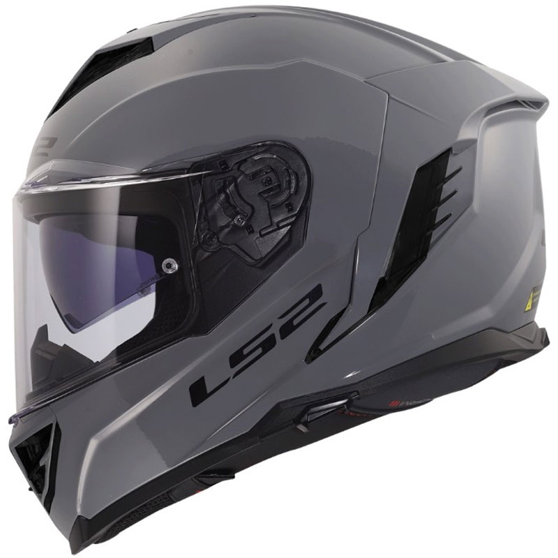 Integrální helma na motorku LS2 FF818 Storm III Solid lesklá šedá