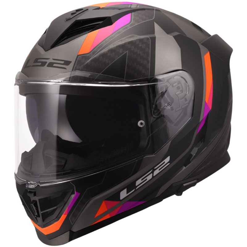 Integrální helma na motorku LS2 FF818 Storm III Sporty matná šedo-fialová