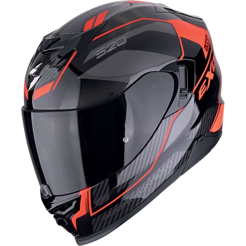 Integrální helma na motorku Scorpion EXO-520 EVO AIR LENA černo-červená výprodej