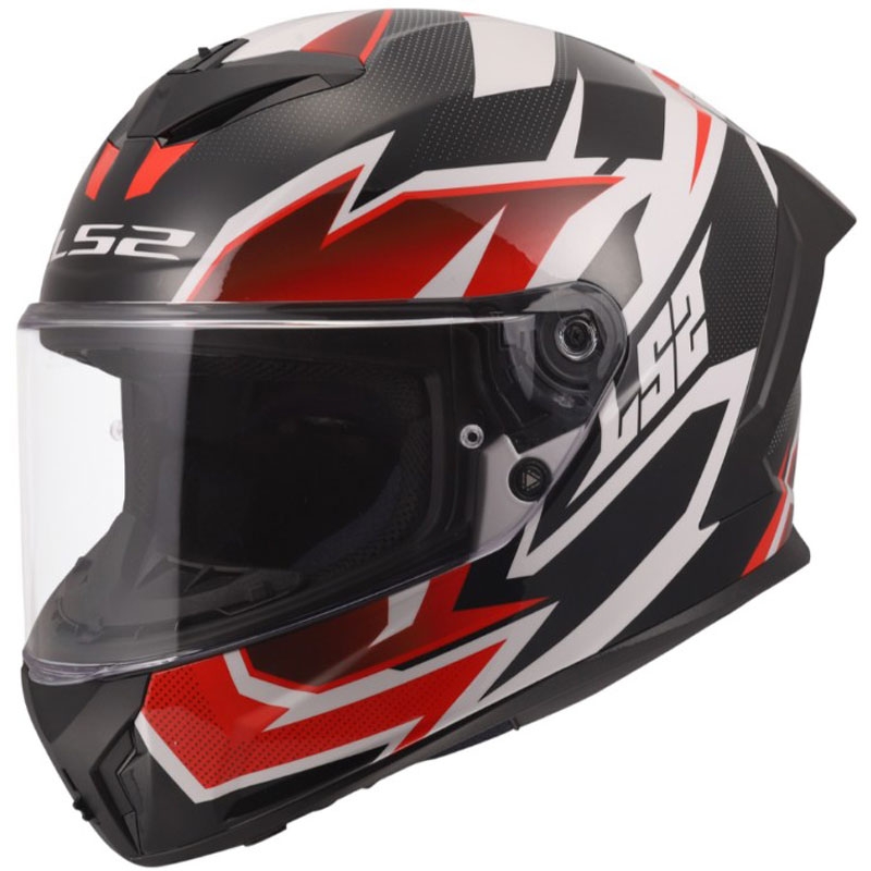 Integrální helma na motorku LS2 FF820 Rapid III Xtrem lesklá bílo-černo-červená