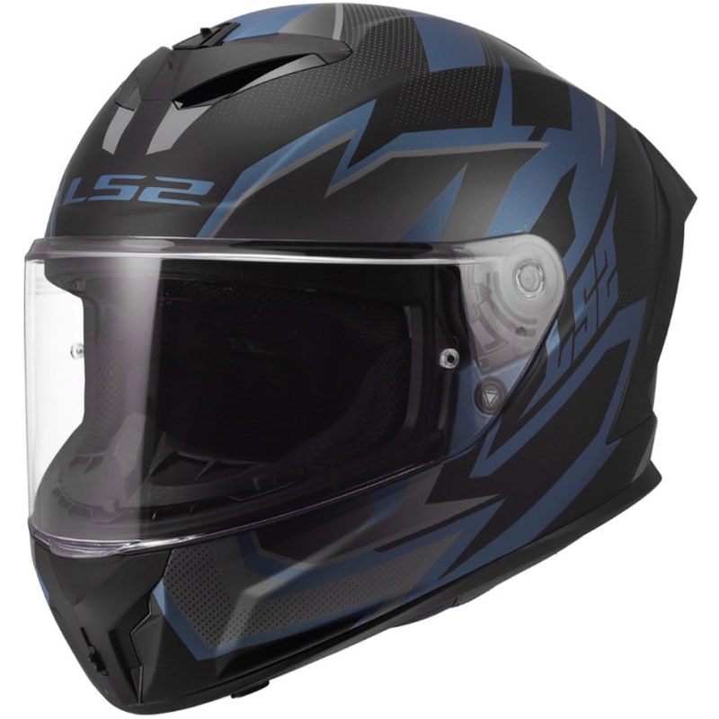 Integrální helma na motorku LS2 FF820 Rapid III Xtrem matná černo-modro-petrolejová