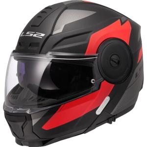 Výklopná helma na motorku LS2 FF902 Scope II Duria černo-červená