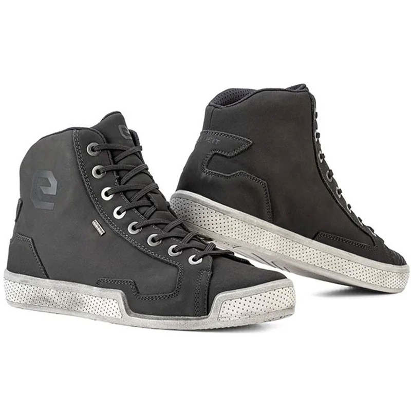 Boty na motorku Eleveit ANTIBES WP FULL LEATHER tmavě šedé