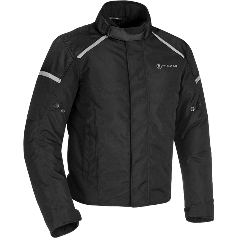 Bunda na motorku Oxford Spartan Short WP černá