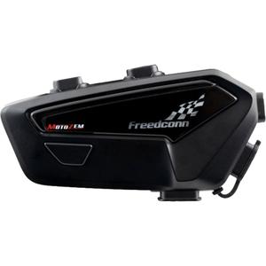 Bluetooth intercom FreedConn FX PRO Mesh MotoZem černý