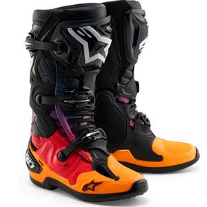 Boty na motorku Alpinestars Tech 10 limitovaná edice Black Hole černo-barevné