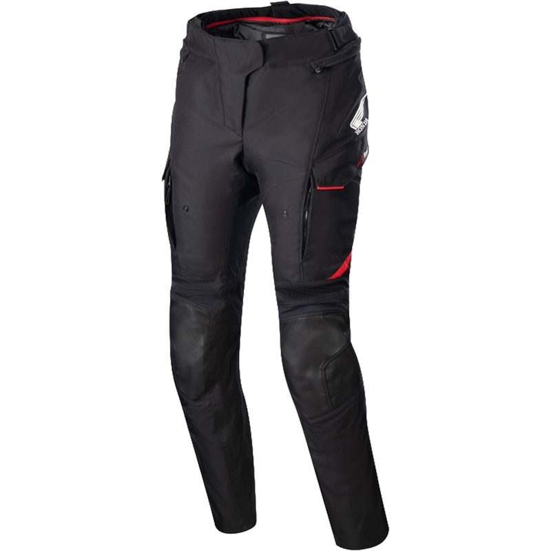 Kalhoty na motorku Alpinestars Stella Andes Drystar Honda kolekce 2024 černo-šedo-červené