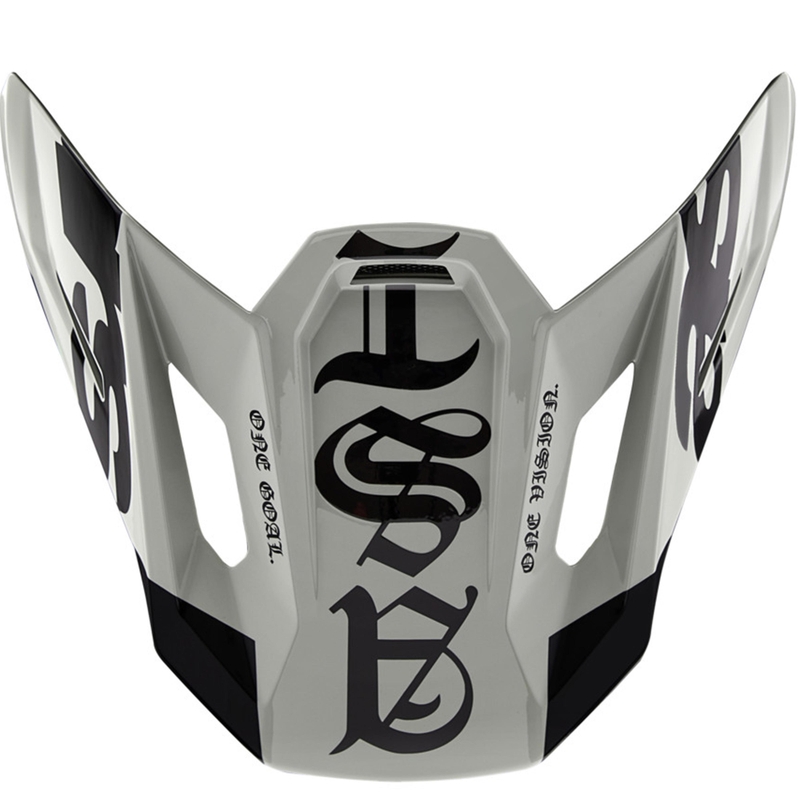 Kšilt pro helmy na motorku Alpinestars Supertech S-M7 limitovaná edice Wolf Dust pískovo-černá