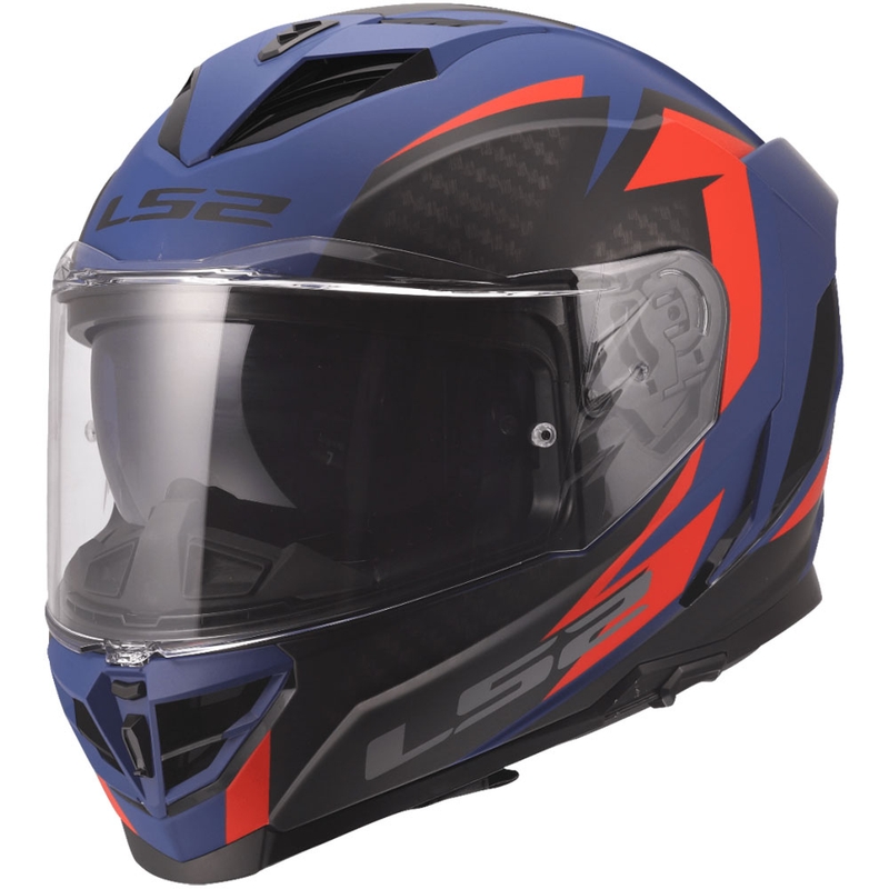 Integrální helma na motorku LS2 FF818 Storm III Dynamo modro-červená