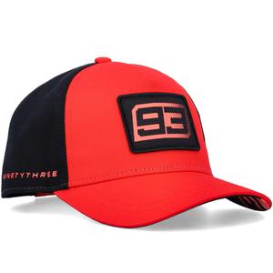 Dětská kšiltovka Ducati Marc Marquez Baseball 93 Patch černo-červená