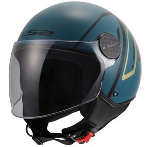 Otevřená přilba na motorku LS2 OF558 Sphere Lux II Minimum tmavo modrozelená
