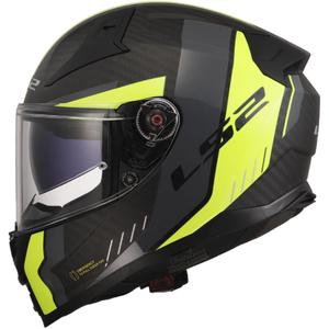 Integrální helma na motorku LS2 FF811 Vector II C Grid 06 matná H-V žlutá