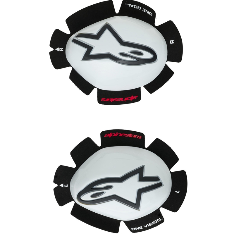 Kolenní slidery Alpinestars GP Tech bílo-černé