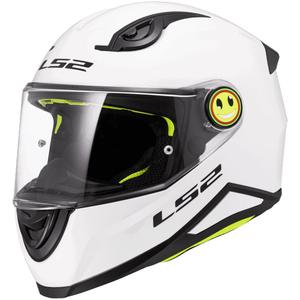 Dětská integrální helma na motorku LS2 FF812 Solid lesklá bílá