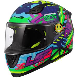 Dětská integrální helma na motorku LS2 FF812 Svent lesklá modro-zelená