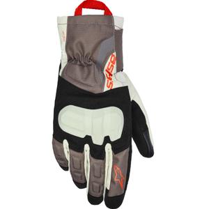 Rukavice na motorku Alpinestars XT-3 Drystar Insulated tmavě hnědo-pískovo-černo-oranžové