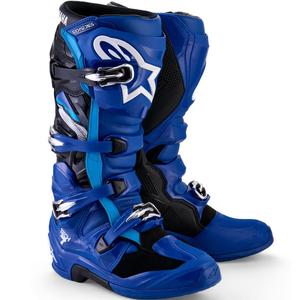 Motokrosové boty Alpinestars TECH 7 YAMAHA kolekce modro-bílo-černé