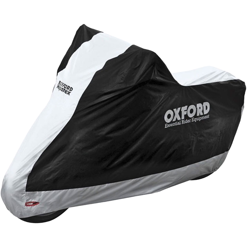 Plachta na moto Oxford Aquatex 2016 - černo/stříbrná